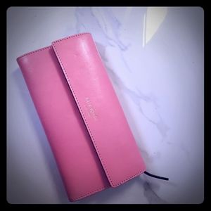 Pink kate spade check book wallet 💓